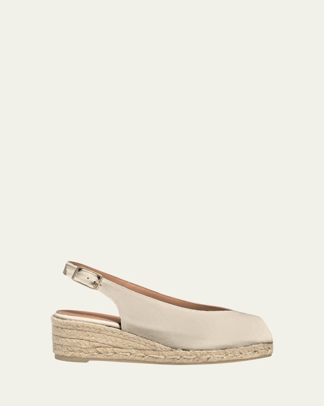 Dosalia Canvas Wedge Espadrille Sandals